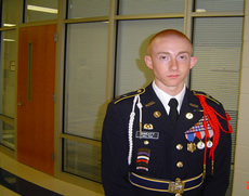 ROTC help at PTSA Open House