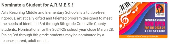 Nominate a student for ARMES