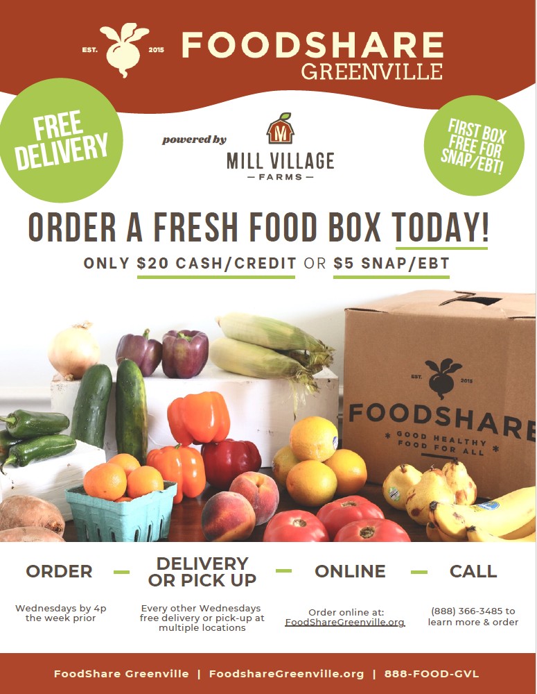 Flyer for Food Buying Opportunity with Food Share...Click on image for pdf version