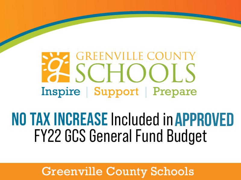 No Tax Increase Required to Fund Greenville County Schools in FY 22