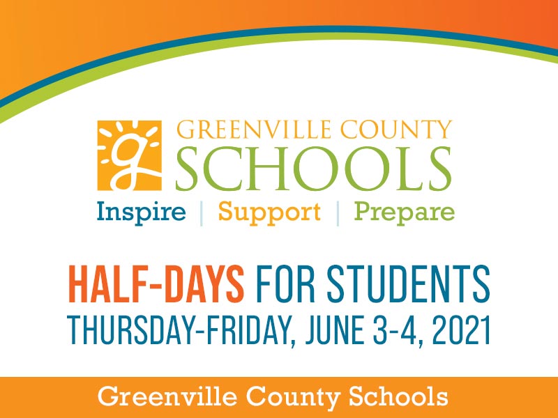 Half-days for Students, Thursday and Friday, June 3-4