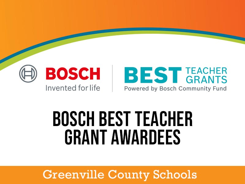 BOSCH BEST Teacher Grants Announced