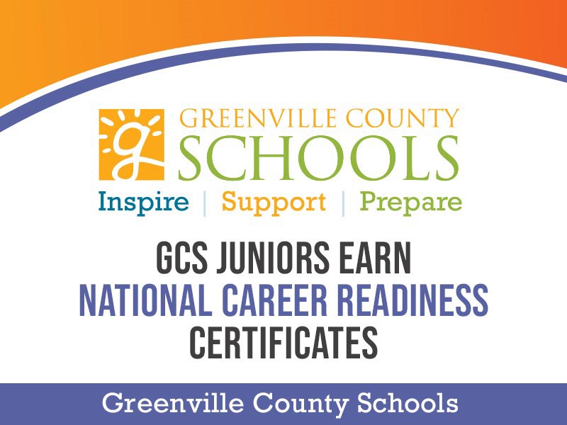 82% of GCS Juniors Earn National Career Readiness Certificates
