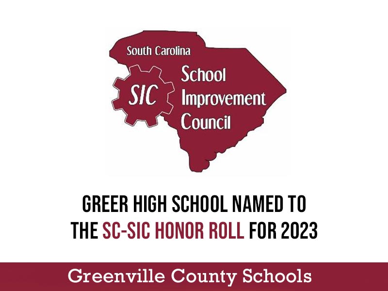 Greer High School lands spot on SC-SIC Honor Roll