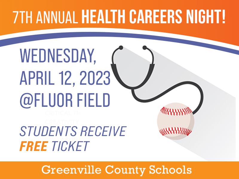 Health Careers Night at the Greenville Drive