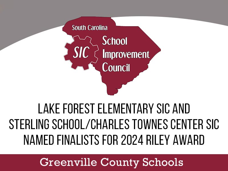 Lake Forest Elementary, Sterling School/Charles Townes Center named finalists for Riley Award for SIC Excellence