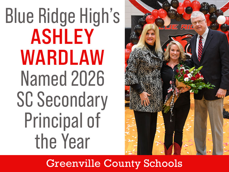 Blue Ridge High School’s Ashley Wardlaw Named 2026 SC Secondary Principal of the Year