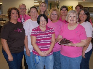 Staff Wear Pink to Honor Cancer Survivors