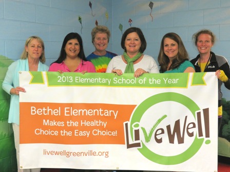 Bethel Elementary School receives Livewell Award