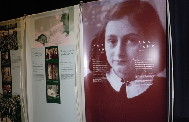 Anne Frank Exhibit on Display at Riverside Middle School