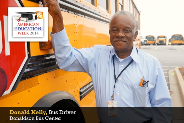 Donald Kelly, Bus Driver, Donaldson Bus Center
