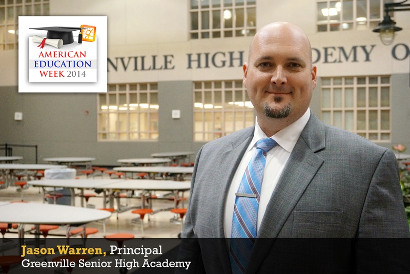 Jason Warren, Principal, Greenville Sr. High Academy
