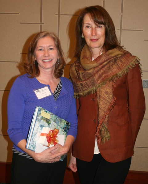 Donna Shank Major, left, with Mary Whyte