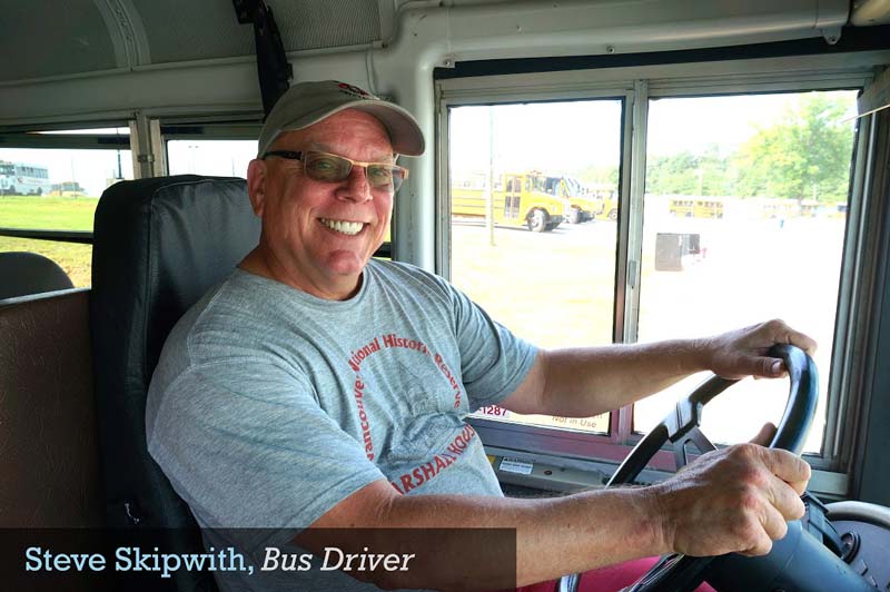 Steven Skipwith, Bus Driver