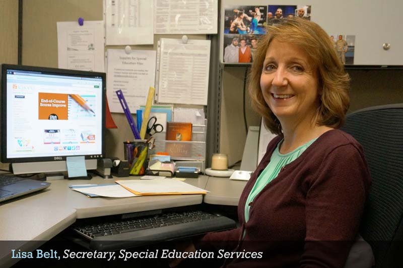 Lisa Belt, Secretary, Curriculum and Staff Development, Special Education Services