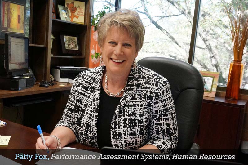 Patty Fox, Coordinator, Performance and Assessment Systems, Human Resources
