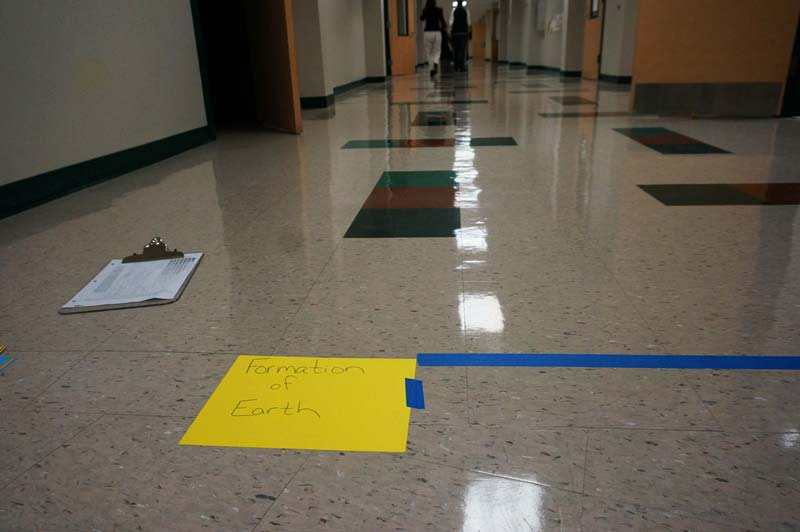 floor assignment in the hallway