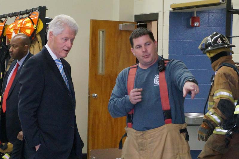 Former President Clinton Tours Golden Strip Career Center-4