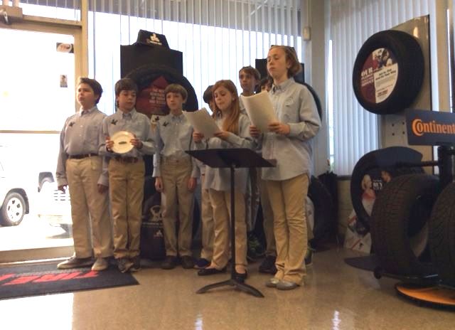 The Lego Robotics team at the Charles Townes Center held a news conference Monday to gain support for House Bill 5141.