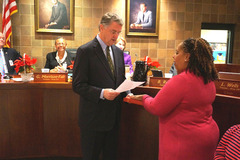 Michelle Goodwin-Calwile (Area 25) being sworn in
