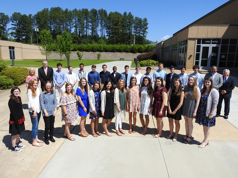 Greenville County Schools has awarded $43,500 in GCS Golf Tournament scholarships to 29 seniors at a luncheon sponsored by Greenville County Schools Foundation.