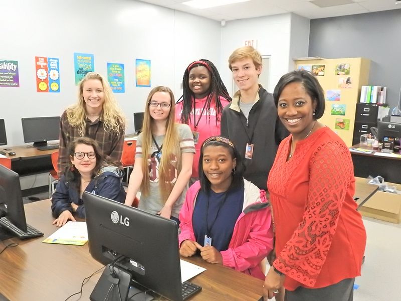 Wade Hampton High Business Education Teacher Anjosia Ellerbe says it is the “aha” moments with her students that make her proudest.