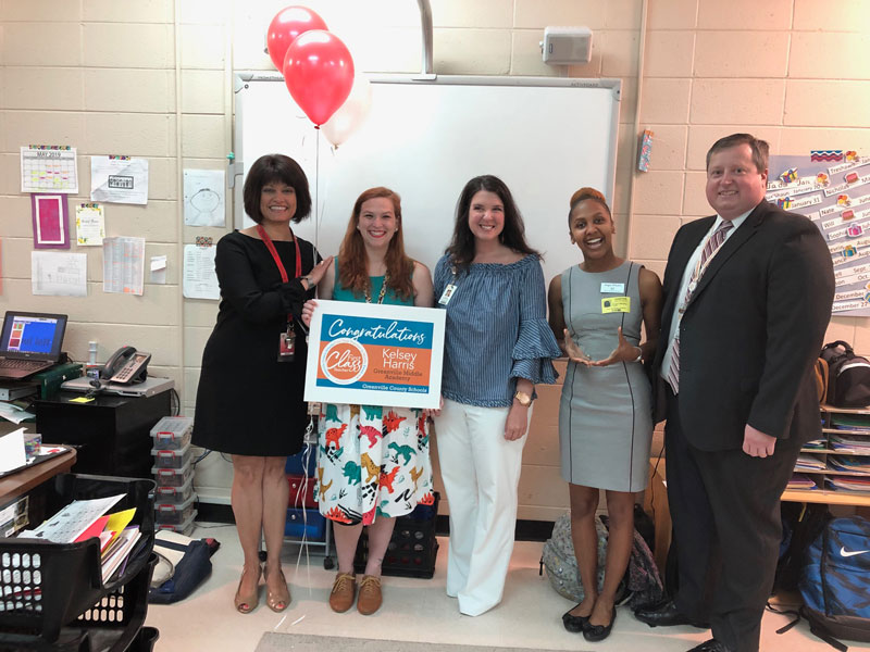 Kelsey Harris receives first year award