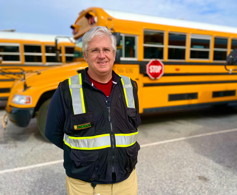 Doug Carroll, Bus Driver, Taylors Bus Center