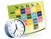 Clock and calendar