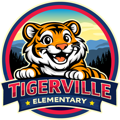 Tigerville Elementary Logo