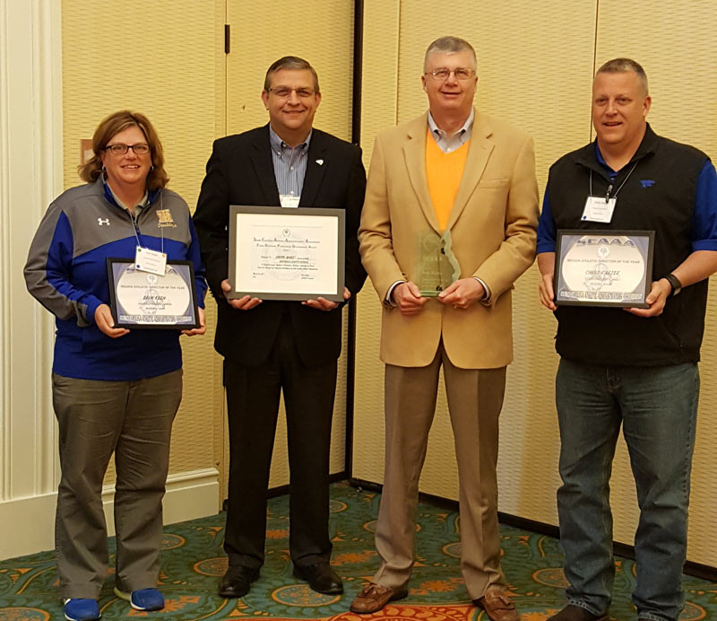 South Carolina Athletic Administrators Association Honors Four GCS Employees