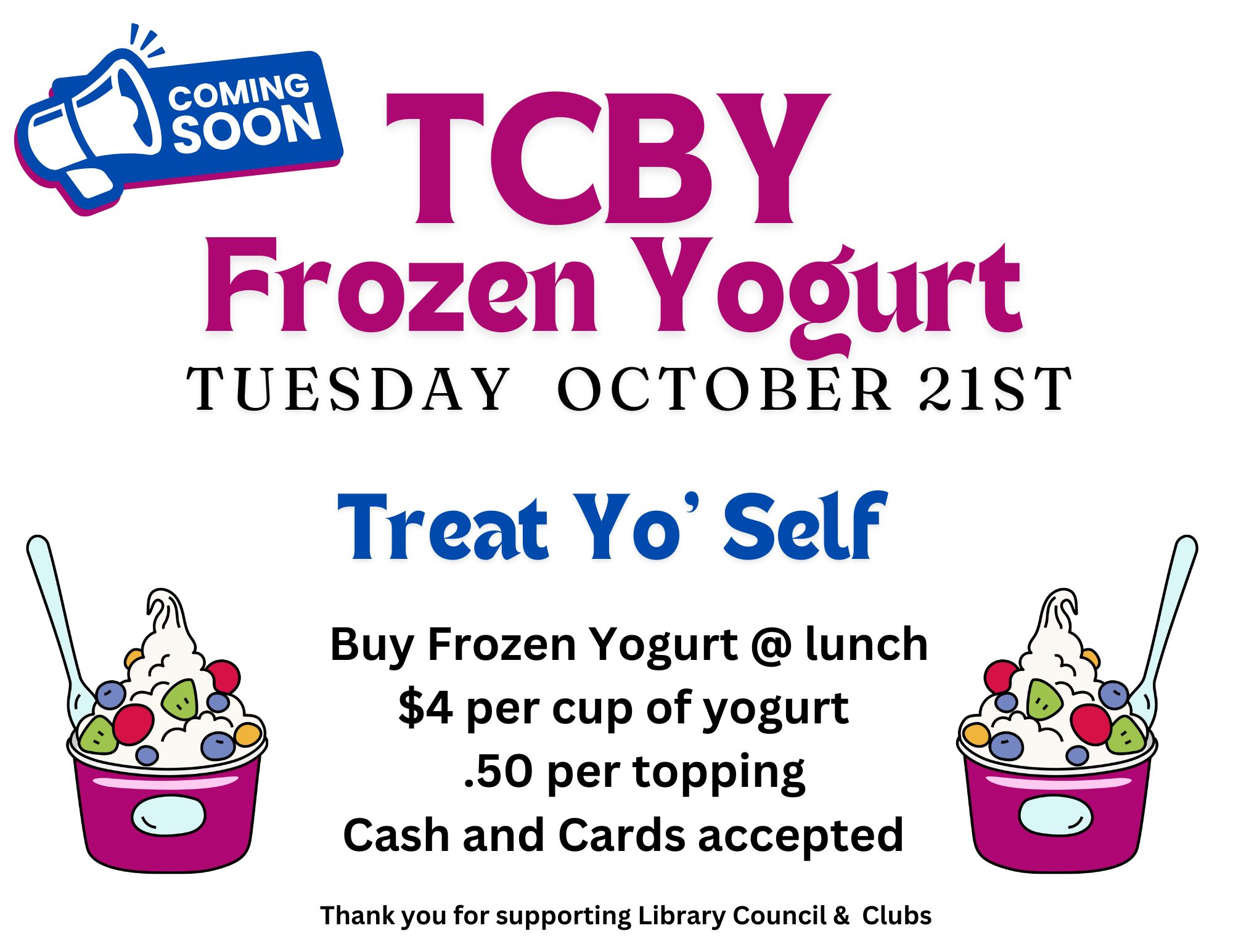 TCBY on Sale