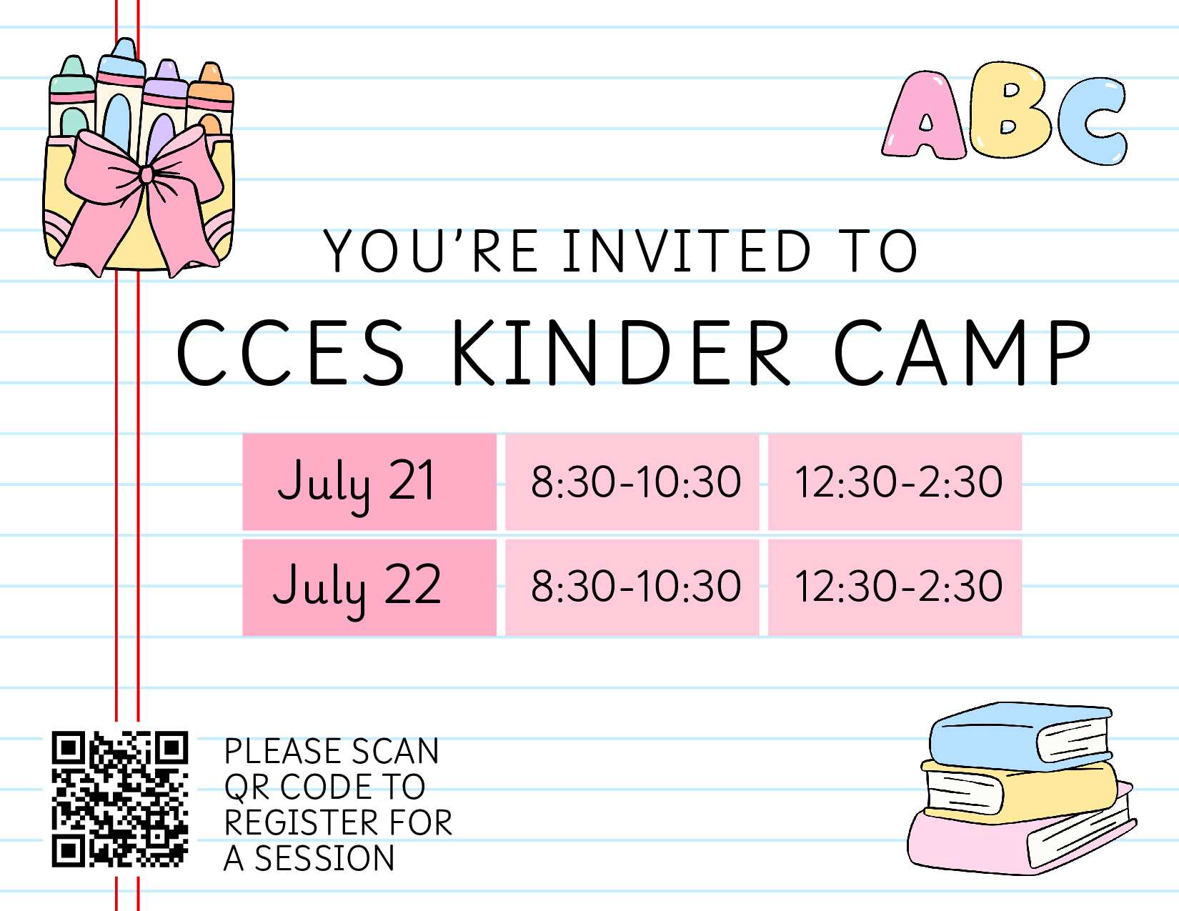 Kinder Camp (English)