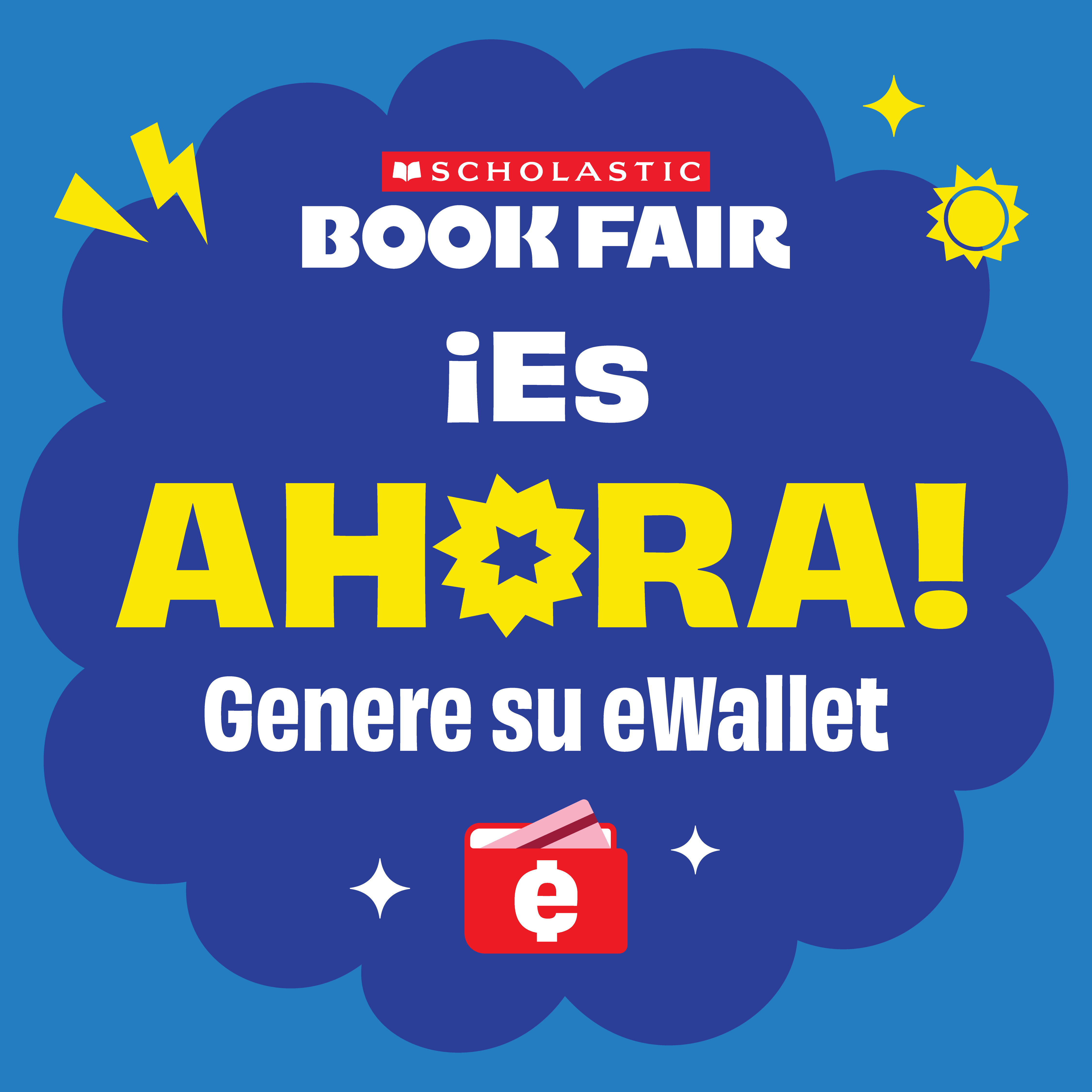 Set up your child's ewallet to make payment during the book fair easier