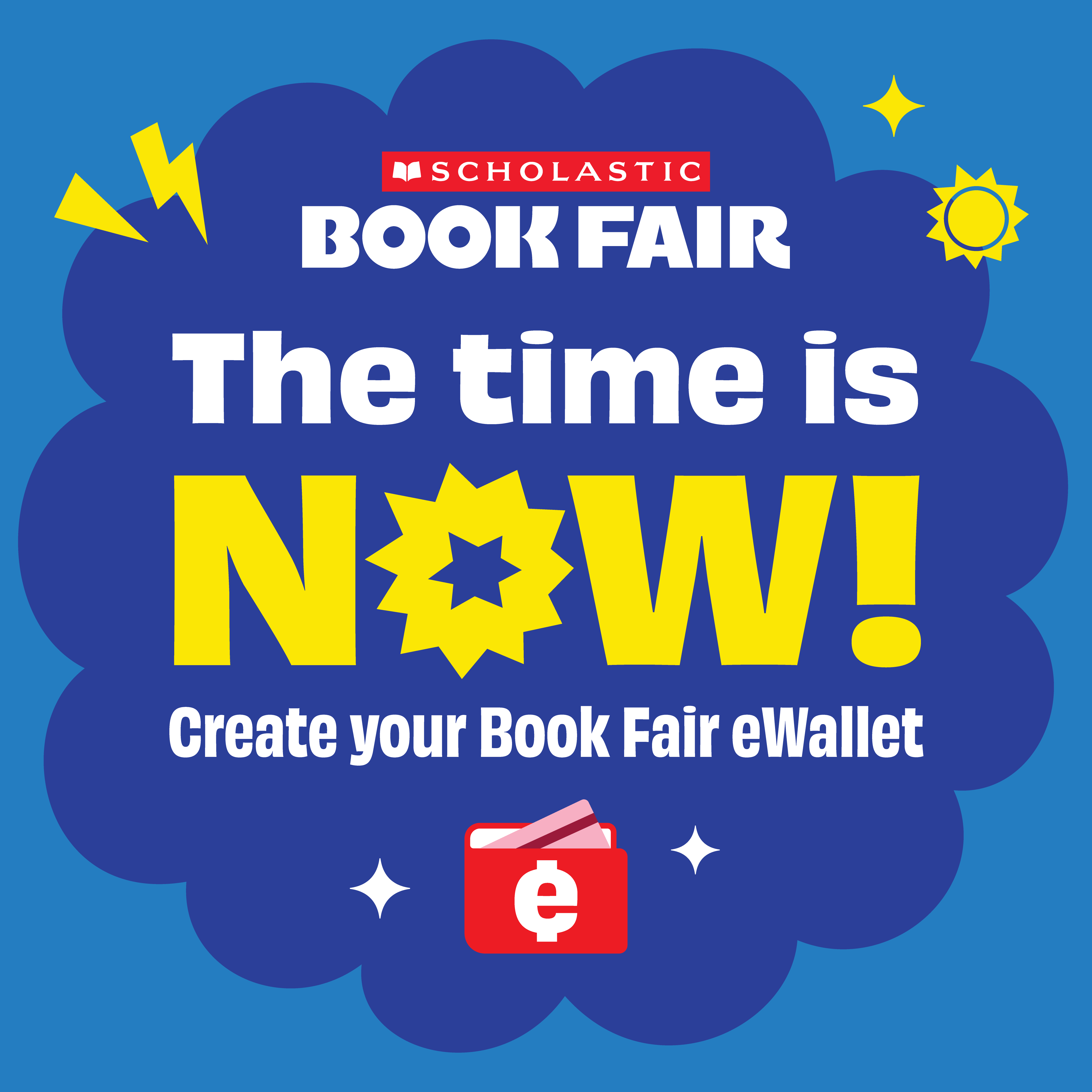 Set up your child's ewallet to make payment during the book fair easier