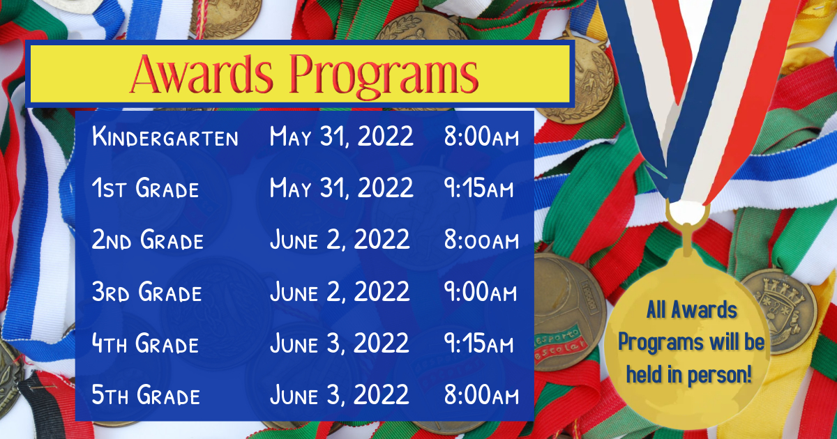 Awards Programs Times and Dates