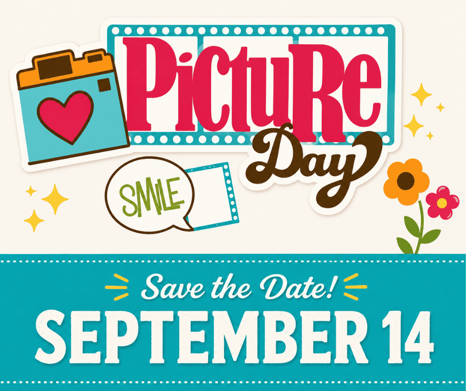 Picture Day Save the Date September 14