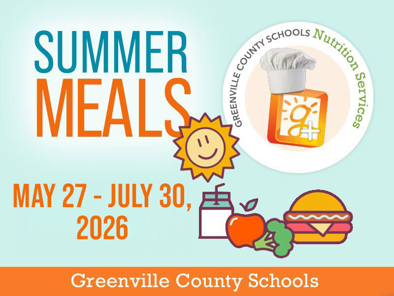 GCS Summer Meals May 27 through July 30, 2026