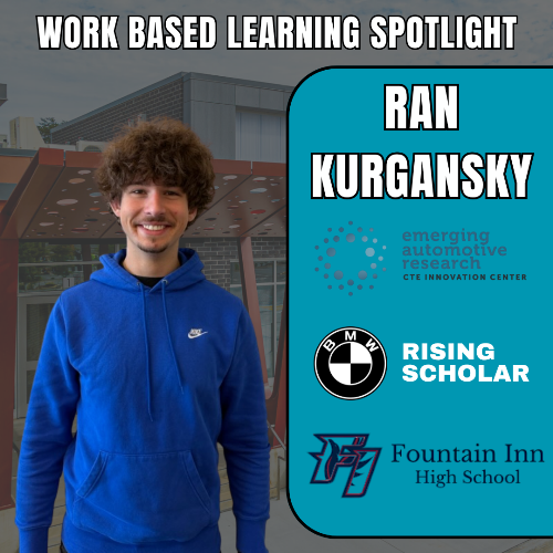 Ran Kurgansky Work Based Learning BMW Ft Inn High School