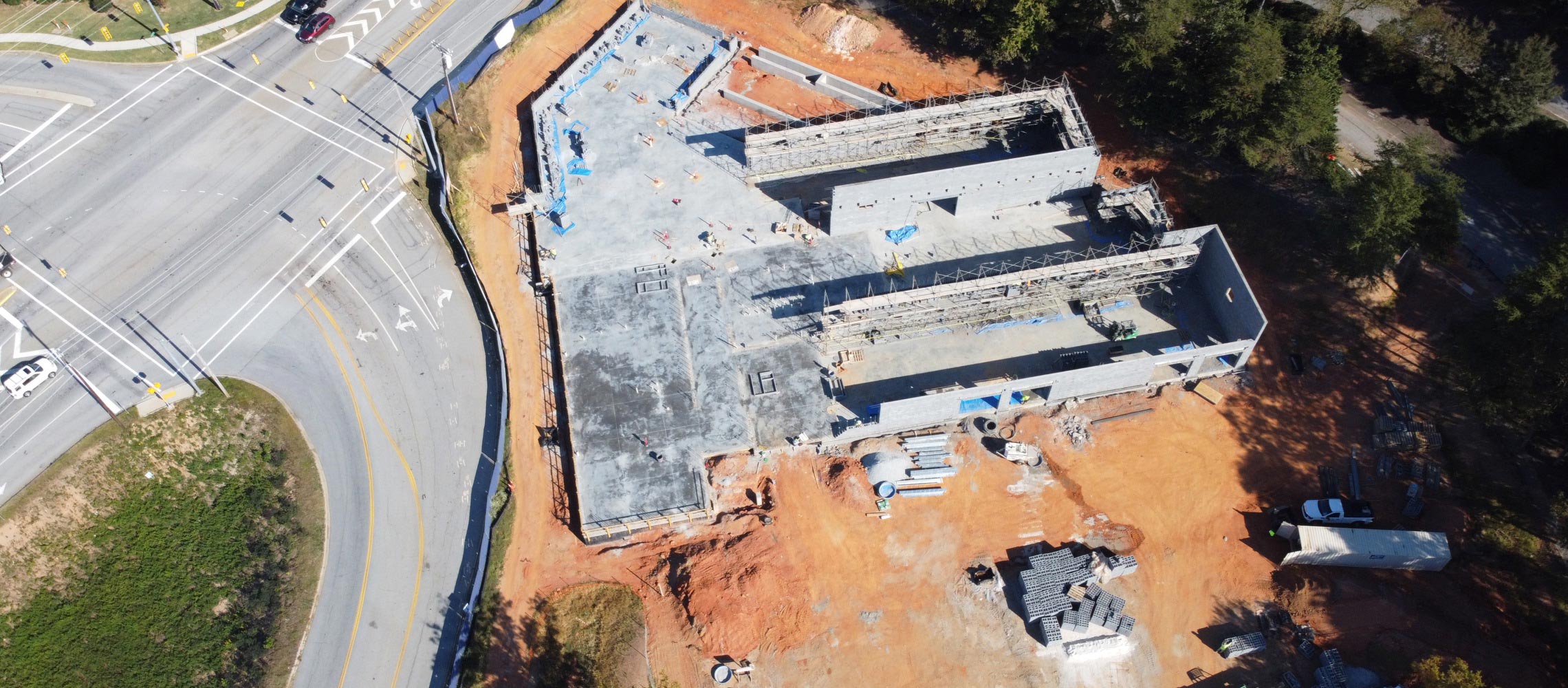 Construction Site 1 for CTE Innovation Center at Roper Mountain