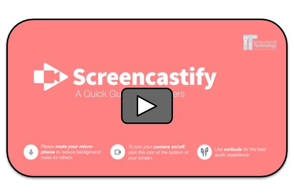 Screen Recording with Screencastify