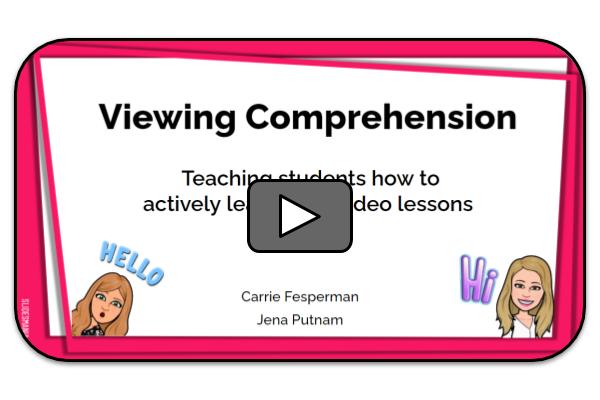 Viewing Comprehension: Instructional Videos