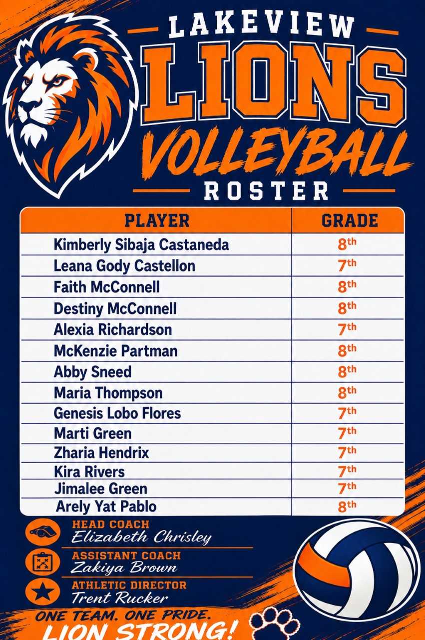 LMS Volleyball Roster