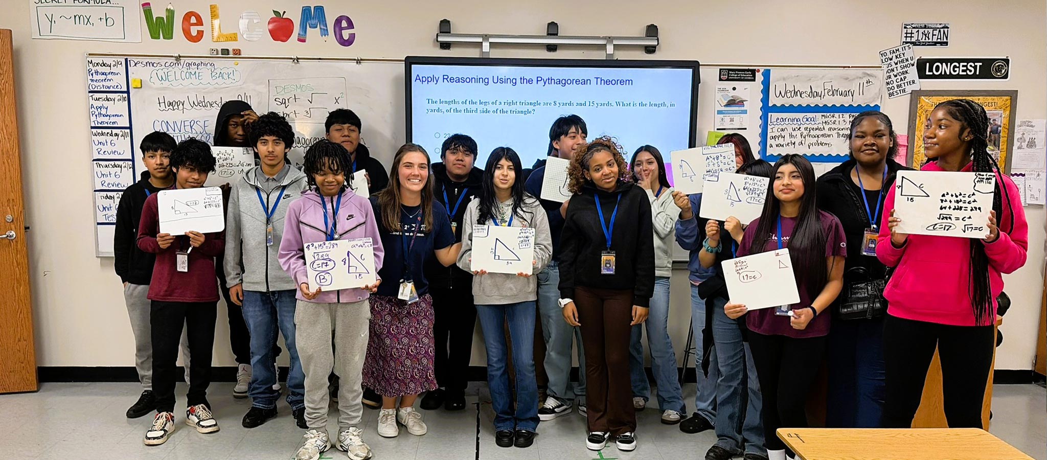 Lakeview 8th Grade Math Class