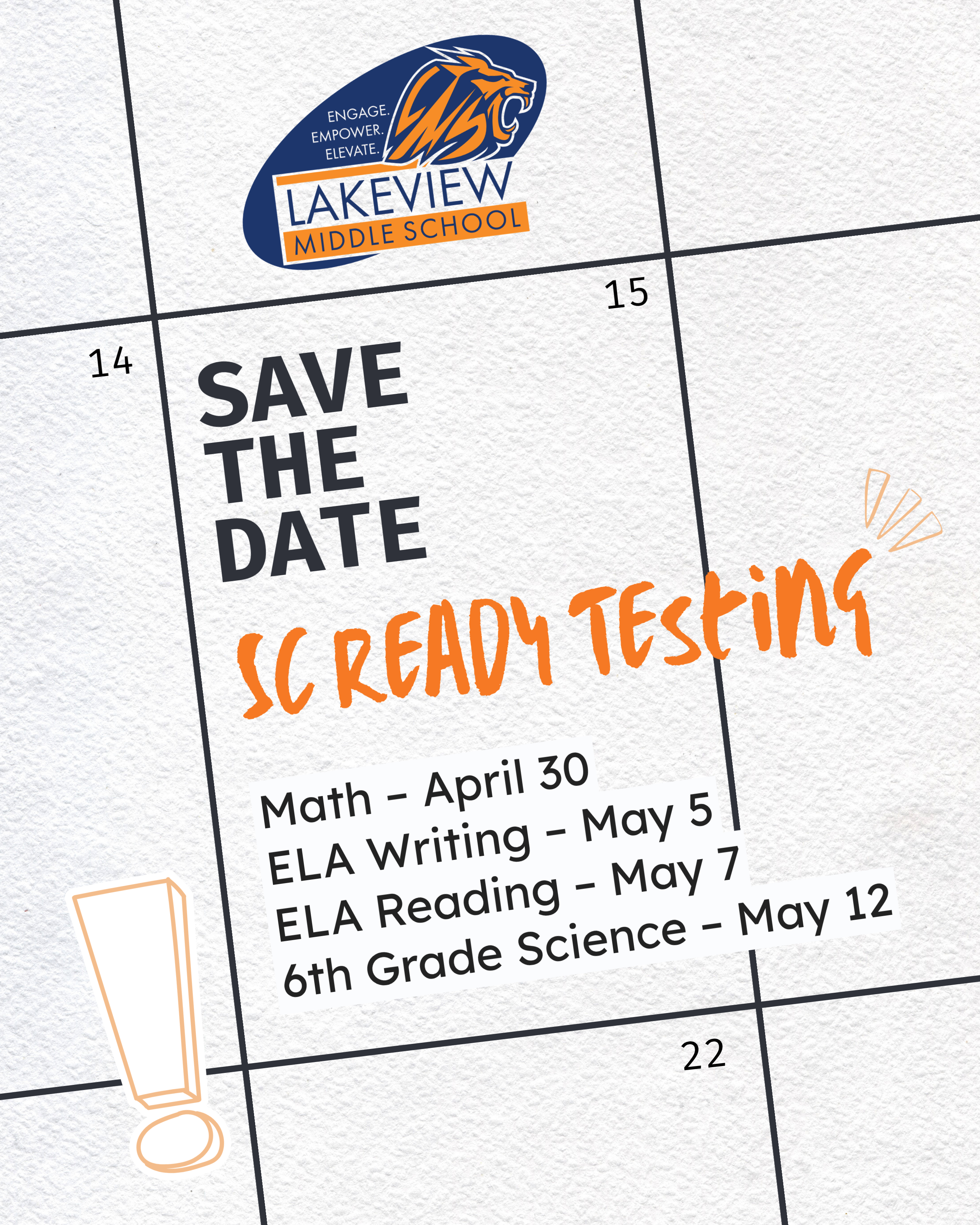 SC Ready Testing Flier