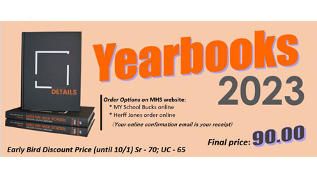 Yearbook are on sale!  Purchase yours today!