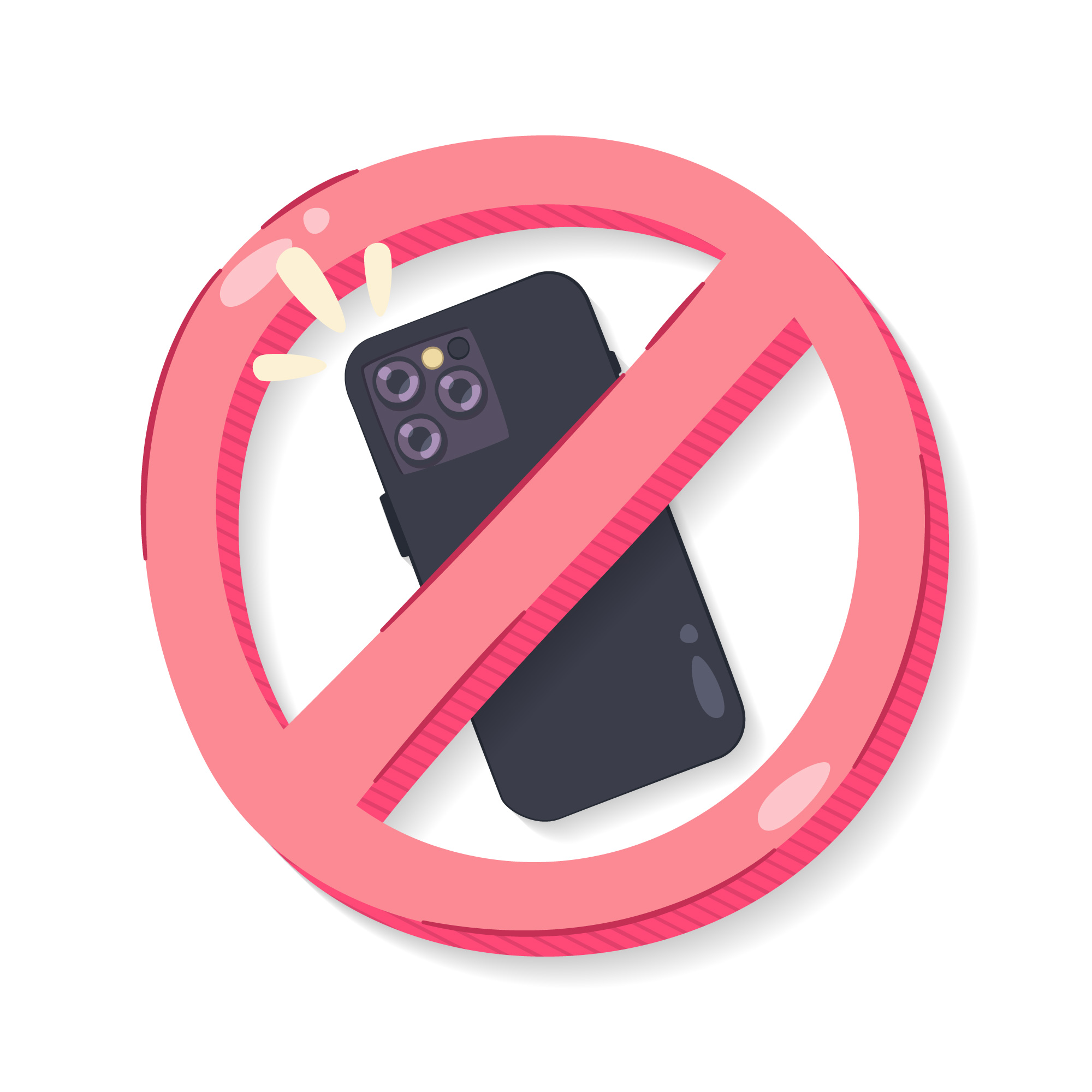 icon: no phone