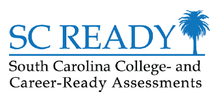 SC Ready; South Carolina College- and Career-Ready Assessments logo with picture of Palmetto tree