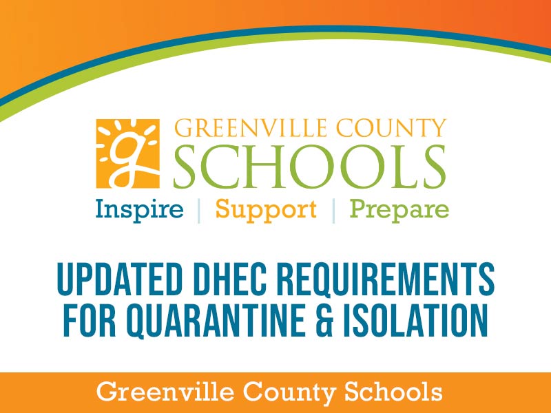 Updated DHEC Requirements