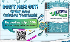 Order Your Oakview Yearbook